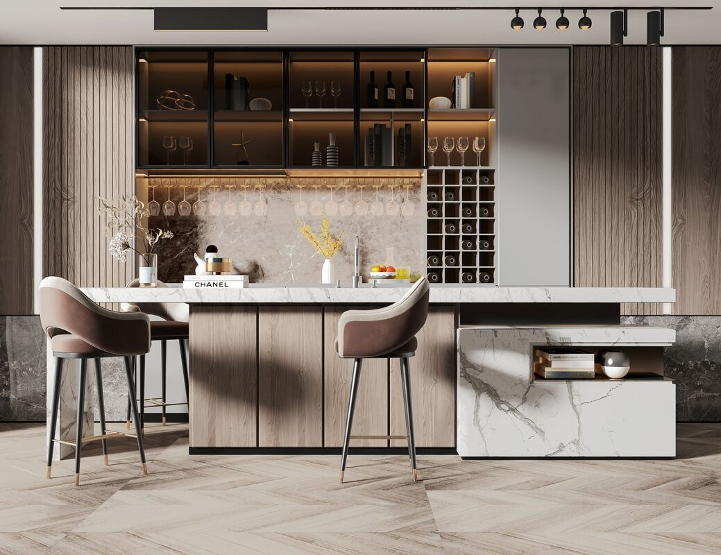 Modern Kitchen Cabinet with Soft Close & Warranty
